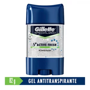 Desodorante Gillette Gel 82 g  |  Power Rush