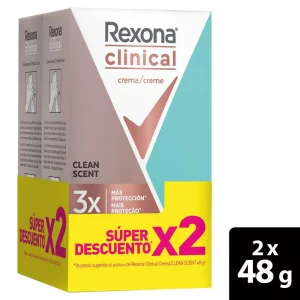 Desodorante Rexona Clinical Barra 2 x 48 g Precio Especial