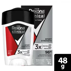 Desodorante Rexona Clinical Soft Men Sport Strength 48g