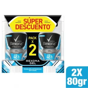 Desodorante Rexona Gel 2 und Extracool x 160g