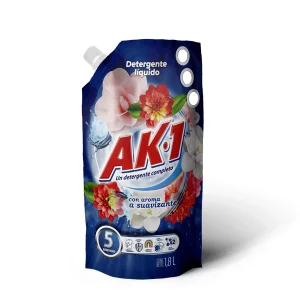 Detergente Ak 1 Aroma Suavizante Doy Pack x 1800 ml