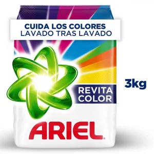 Detergente Ariel 3000 g Revitacolor