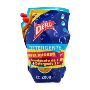 Detergente Dersa Liquido  x 2000ml+Suavizante x 1800ml Precio Esp.