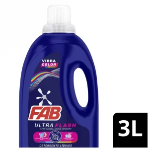 Detergente Fab Ultra Color Líquido x 3000 ml