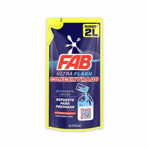 Detergente Fab Ultra Concentrado Líquido x 330 ml