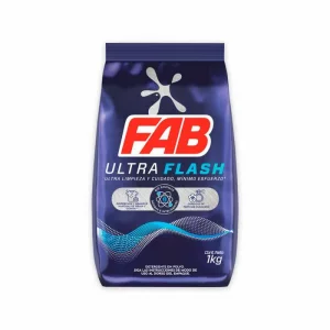 Detergente Fab Ultra Flash x 1000 g