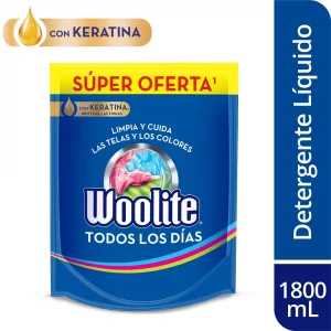 Detergente Líquido Woolite Todos Los Dias 1800 ml