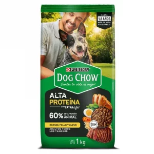 Dog Chow Adulto Alta Proteína Carne Pollo Huevo x 1000 g