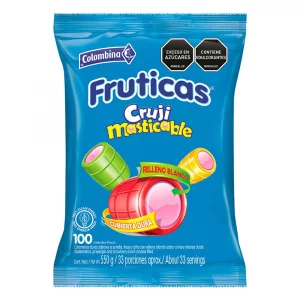 Dulce Fruticas Colombina Cruji Masticable x 100 und