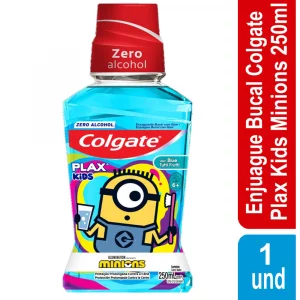 Enjuague Bucal Colgate Plax Kids Minions 250ml