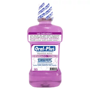 Enjuague Oral Plus Cuidado Total x 500 ml