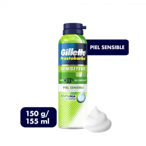 Espuma De Afeitar Gillette 155 ml | Piel Sensible