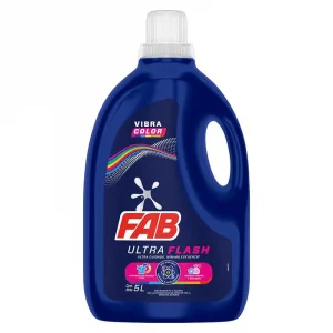 Fab Detergente Líquido Ultra Color Botella x 5 l