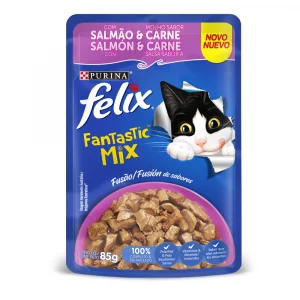 Felix Fantastic Mix Salmón Y Carne x  85 g