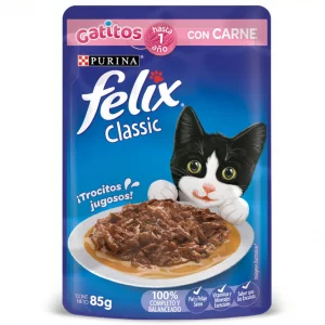 Felix Gatitos Carne En Salsa 85 g