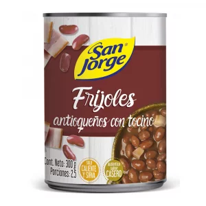 Frijoles Antioquenos San Jorge Con Tocino x 300 g