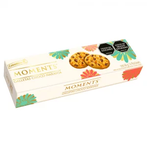 Galleta Moments Estuche Choco Naranja x 66 g