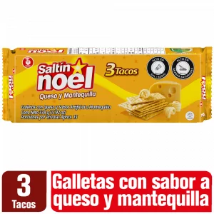 Galleta Saltin Queso Y Mantequilla 3 Tacos 338 g