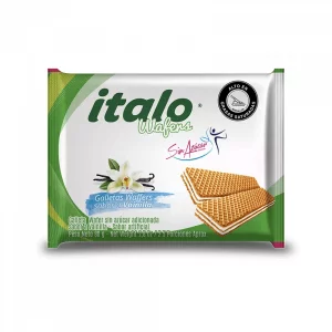 Galleta Wafer Italo Sin Azúcar Vainilla 80 g