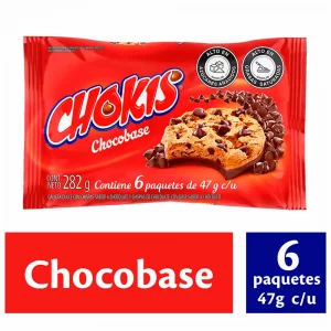 Galletas Chokis Chispas Chocobase Bolsa  6 und x 47 g