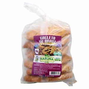 Galletas Naruna De Arroz Con Arandanos x 190 g