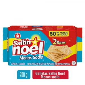 Galletas Saltin Noel Menos Sodio x 200 g