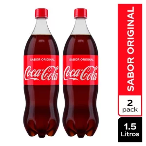 Gaseosa Coca Cola Original Pack 2x1500 ml