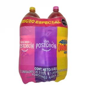 Gaseosa Postobon 2 x 3.125 ml Gratis Obsequio