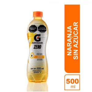 Gatorade Sin Azúcar Naranja 500 ml