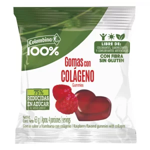 Gomas 100% Colombina Colageno x 63 g
