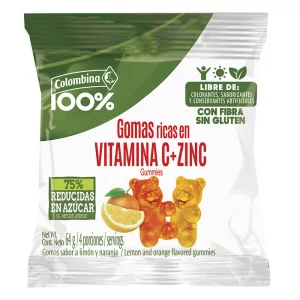 Gomas 100% Colombina Vitamina C x 64 g