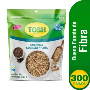 Granola Tosh Artesanal Semillas Chia x 300 g