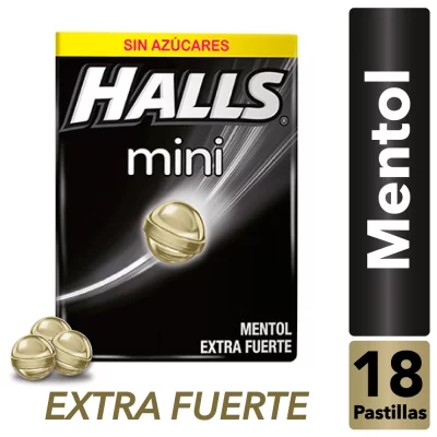 Halls Mini Zero Extra Strong 15 g