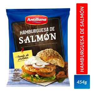 Hamburguesa De Salmon Antillana x 454 g