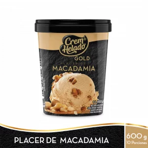 Helado Crem Helado gold Placer Macadamia x 600 g