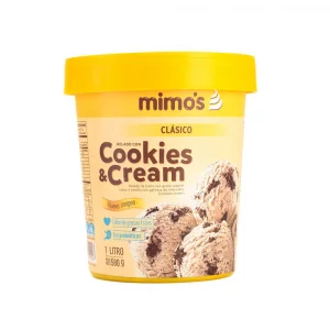 Helado Mimos Cookies & Cream 1 Litro/560 g