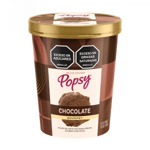 Helado Popsy Gourmet x 600 g Chocolate