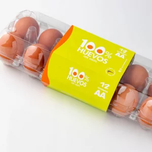 Huevo Tipo AA 100% Huevos Pet x 12 und