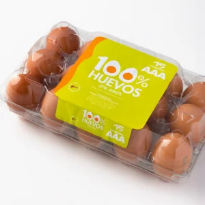 Huevo Tipo AAA 100% Huevos Pet x 15 und