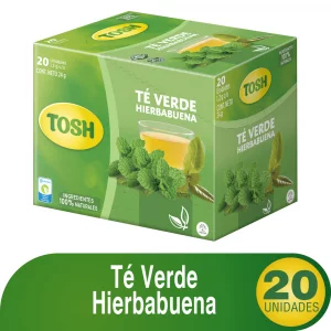 Infusión Tosh Caliente Té Verde-Hierbab x 24 g