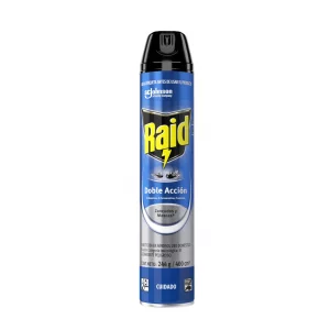 Insecticida Raid Doble Accion Spray 400 ml