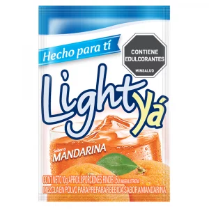 Instantaneo Light Ya Mandarina 1.5 Litros Sobre 10 g