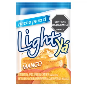 Instantaneo Light Ya Mango 1.5 Litros Sobre 10 g