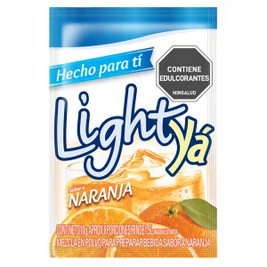 Instantaneo Light Ya Naranja 1.5 Litros Sobre 10 g