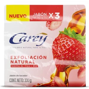 Jabon Carey Exfoliacion Natural 3 x 110 g