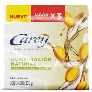 Jabon Carey Humectacion Natural 3 x 110 g