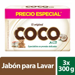 Jabón Coco Varela 3X300 g Precio Especial