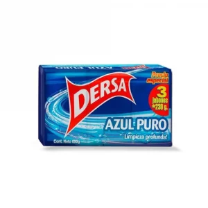Jabon Dersa Azul Puro Bicarbonato Barra 3 und x 690 g