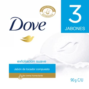 Jabón Dove 3X90 g Exfoliante Precio Especial