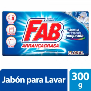 Jabón Fab Floral Barra 300 g